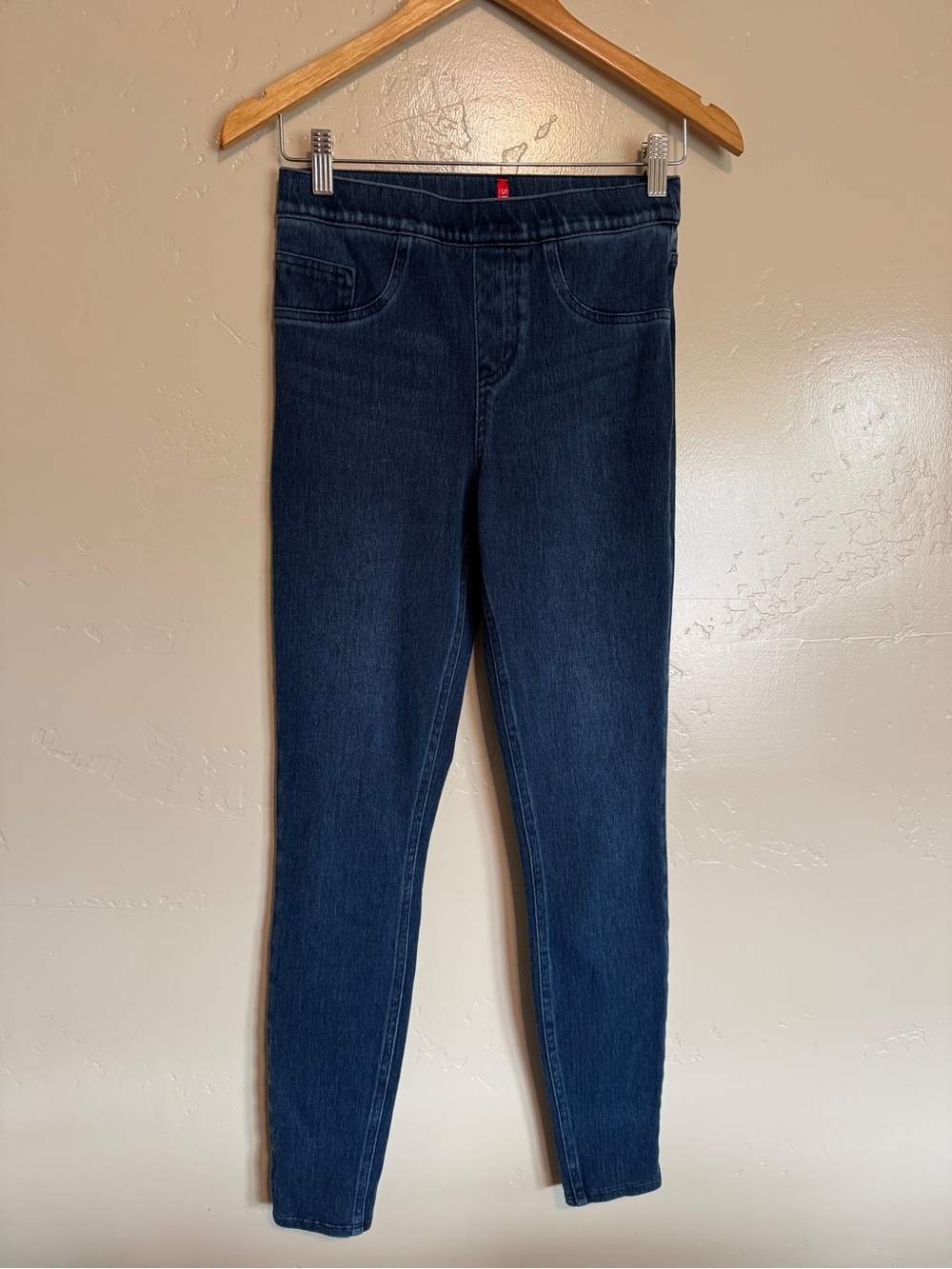 SPANX Jean-ish Jeggings in Dark Indigo Blue Small Tall